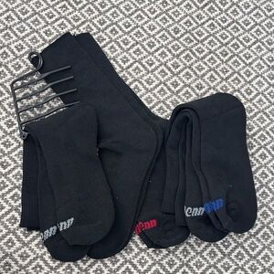 Penn Men’s socks, set of 5, black NWOT